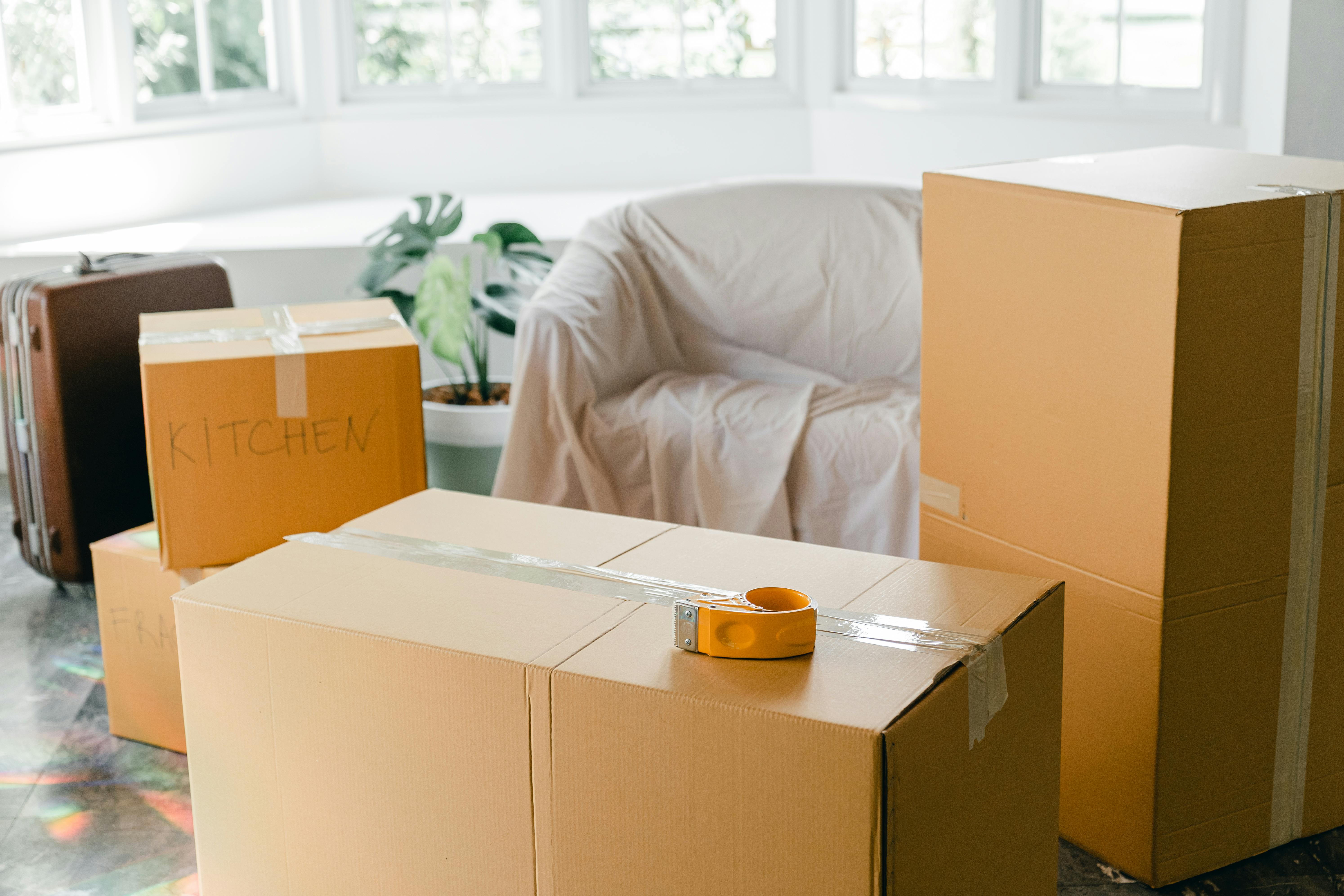 Professional movers providing full service packing and assembly
